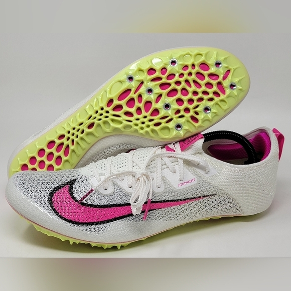 Nike Zoom SuperFly Elite 2 Sail Pink Track Spikes Men's Size 13 CD4382-400 New - Picture 1 of 11